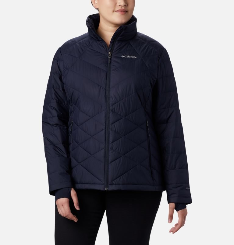 Women\'s Columbia Heavenly Jackets Navy | Plus Size CA-D5083